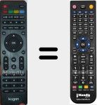 Replacement remote control for KOG002