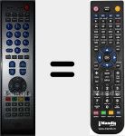 Replacement remote control for KK-Y323R