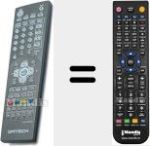 Replacement remote control for LC03-AR028A