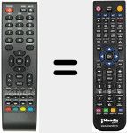 Replacement remote control for REMCON558