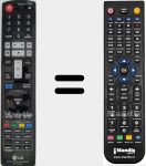 Replacement remote control for AKB73015301