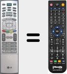 Replacement remote control for 6710T00017V