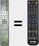 Replacement remote control for 6711R1P108F