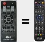 Replacement remote control for COV33612301