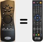 Replacement remote control for 713663