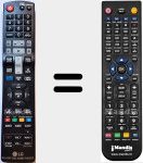Replacement remote control for AKB73775639
