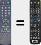 Replacement remote control for RC 2040 (20068713)