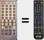 Replacement remote control for LR2200