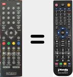 Replacement remote control for RM-LE7