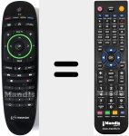 Replacement remote control for MOV001