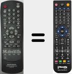 Replacement remote control for RC601CR (00MZK01CW0010)