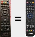 Replacement remote control for TL323TS