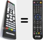 Replacement remote control for 40FHDSMJ18-A