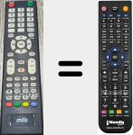 Replacement remote control for RCMT49KS02 V2