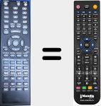 Replacement remote control for Moove002