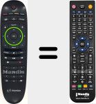Replacement remote control for Movistar-2