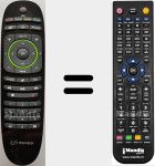 Replacement remote control for T4HS1408