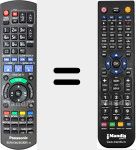 Replacement remote control for N2QAYB000982