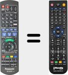 Replacement remote control for N2QAYB001046