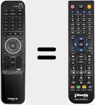 Replacement remote control for NR-242