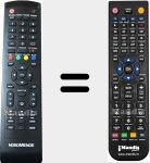 Replacement remote control for ND40S3000