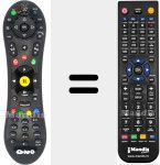 Replacement remote control for ONO006