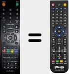 Replacement remote control for OCEADLED221115B2