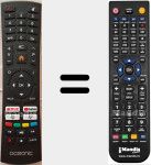 Replacement remote control for Ocealed24S129B6