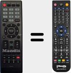 Replacement remote control for 076R0TR011