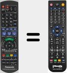 Replacement remote control for N2QAYB000898