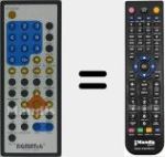 Replacement remote control for PDX-1200
