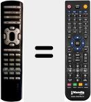 Replacement remote control for Multimedia Recorder 160 (MultimediaRecorder16)