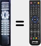 Replacement remote control for Multimedia Recorder 400 (MultimediaRecorder40)