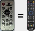 Replacement remote control for N2QADC000011