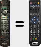 Replacement remote control for N2QAYB000490