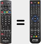 Replacement remote control for N2QAYB000222