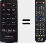 Replacement remote control for N2QAYB000944