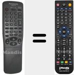 Replacement remote control for VEQ2231