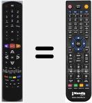 Replacement remote control for 065FHW53A002X