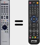 Replacement remote control for AXD1494