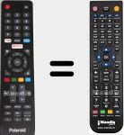 Replacement remote control for TVS32HDPR01