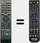 Replacement remote control for QXT37DD