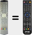 Replacement remote control for NN5510