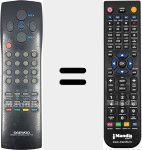 Replacement remote control for R22