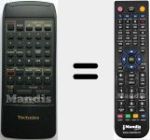 Replacement remote control for RAK-SC310W