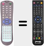 Replacement remote control for RC 50