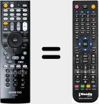Replacement remote control for RC-738M (24140738)