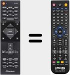 Replacement remote control for RC-957R (24140957)
