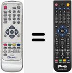 Replacement remote control for RC 00041