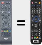 Replacement remote control for RC04B